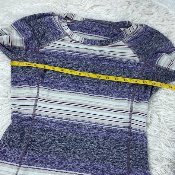 Lululemon Race Your Pace Long Sleeve Osaka Stripe Heathered - Picture 2 of 8